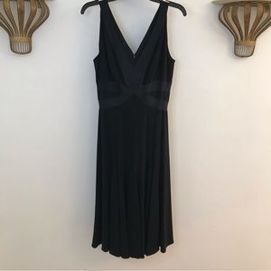 Kay Unger Black Dress, Size 10, Women's, Silk Blend, Formal Sleeveless Fairy